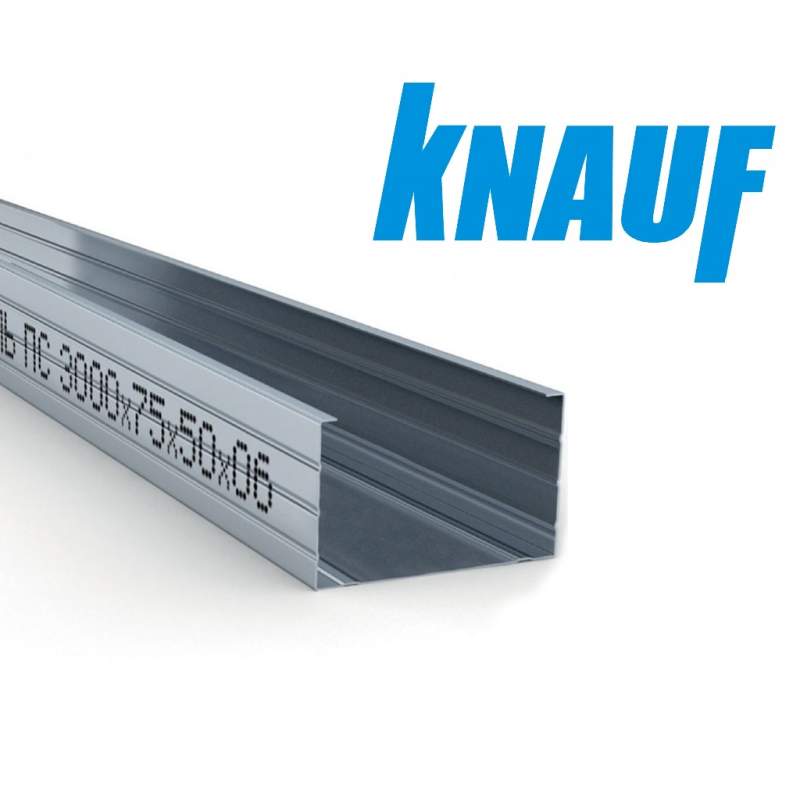 картинка Knauf профиль 75х50 (8шт/96шт) от базы строительно-отделочных материалов