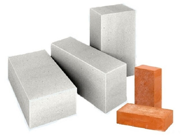 Кирпич и газосиликат