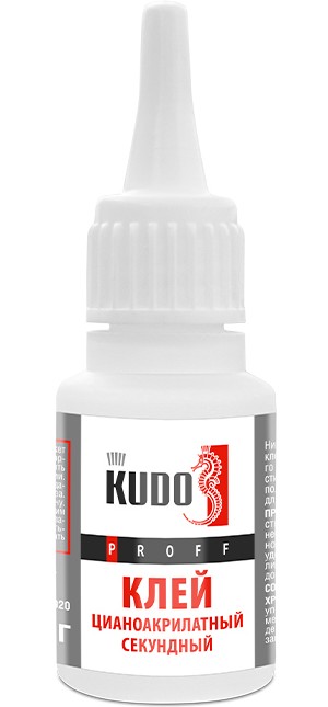 картинка KUDO PROFF Клей цианоакрилатный секундный 20гр от базы строительно-отделочных материалов