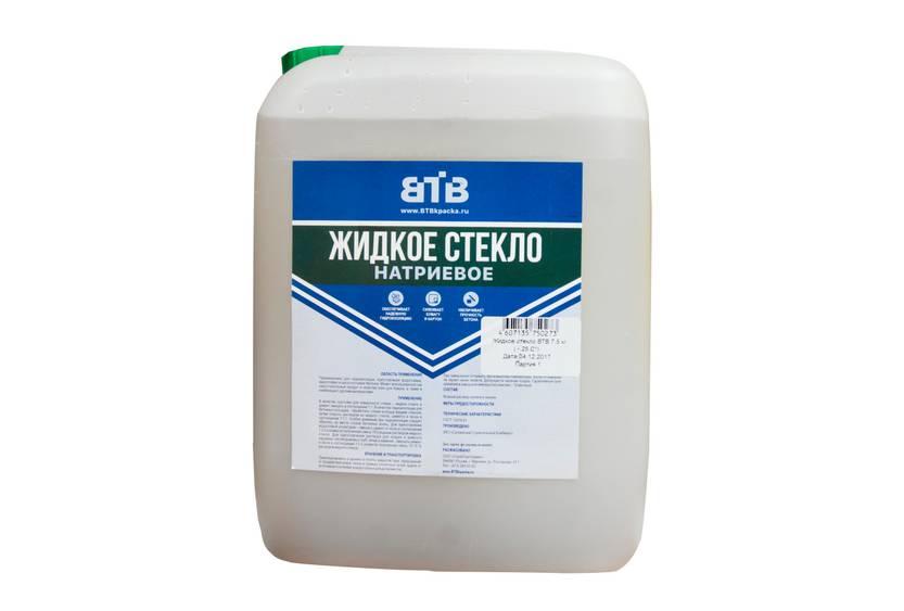 картинка Жидкое стекло 7,5кг от базы строительно-отделочных материалов