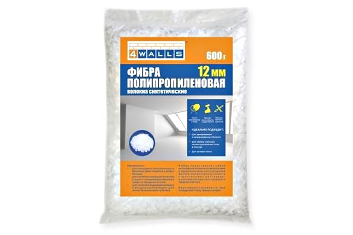 картинка Фибра полипропиленовая размер 12 500гр от базы строительно-отделочных материалов